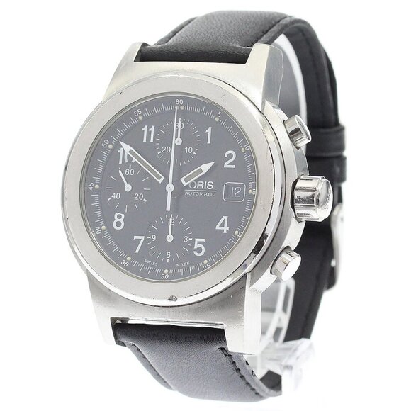 ORIS Big crown 7511 Chronograph black Dial Automatic Men's Watch_ - Picture 1 of 10
